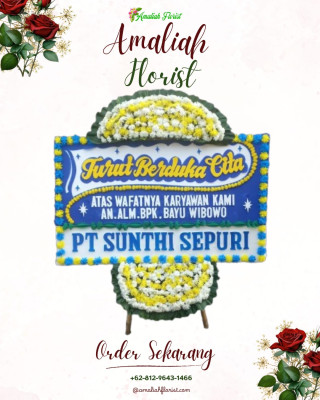 Papan Bunga Duka di Sekadau