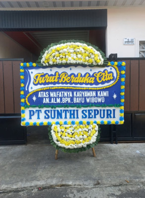 Papan Bunga Duka di Sekadau